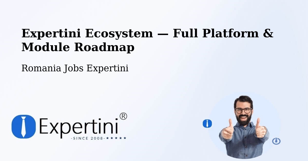 Expertini Ecosystem — Full Platform & Module Roadmap – Spanţov